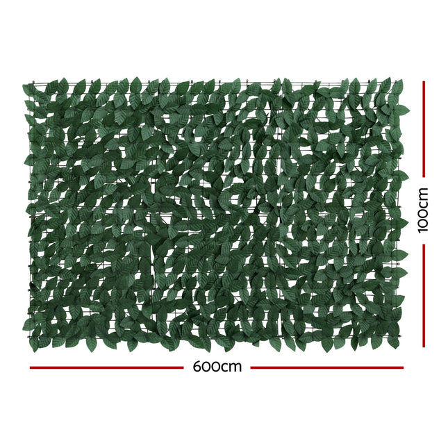 Gardeon Artificial Ivy Privacy Fence Screen Greenery Backdrop Panel for Balcony Patio Garden - Petal & Stem