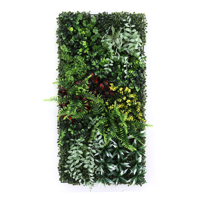 Gardeon Artificial Plant Wall Panels 50X100CM Boxwood Panel Hedge Grass Backdrop Backyard Green Decor - Petal & Stem