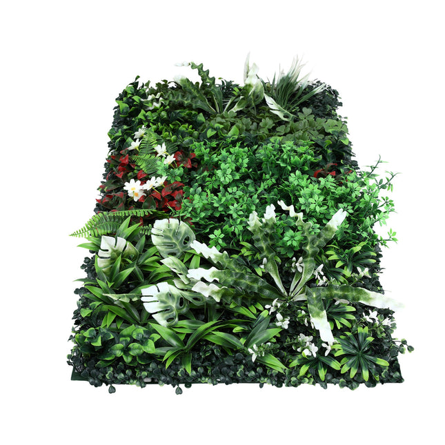 Gardeon Artificial Plant Wall Panels 50X100CM Boxwood Panel Hedge Grass Backdrop Green Decor Backyard - Petal & Stem