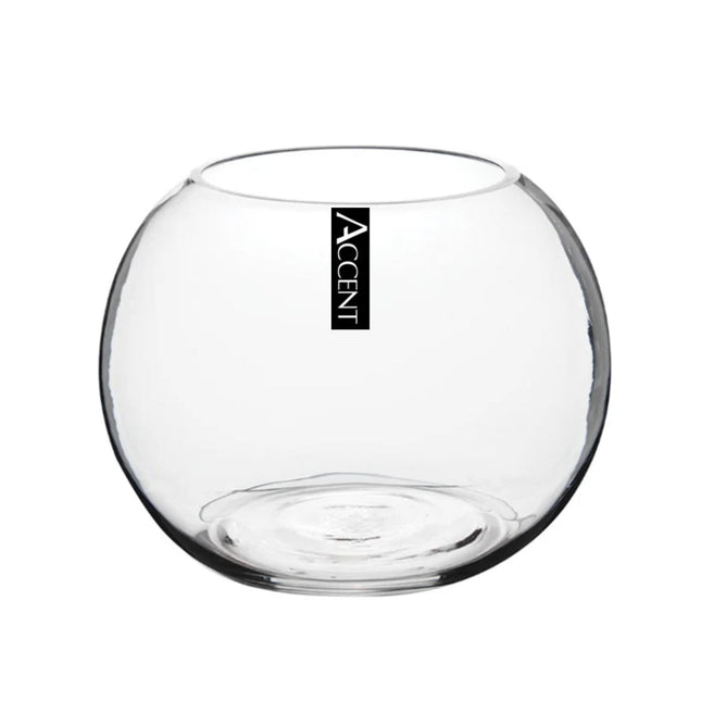 Glass Round Fish Bowl 20cm - Petal & Stem