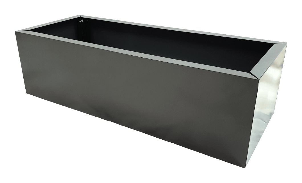 Grey Metal Planter Small - Petal & Stem