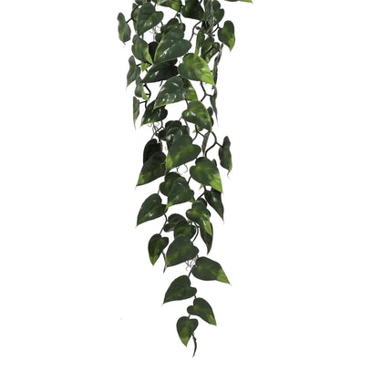 Hanging Artificial Pothos / Philodendron Plant UV Resistant 105cm - Petal & Stem