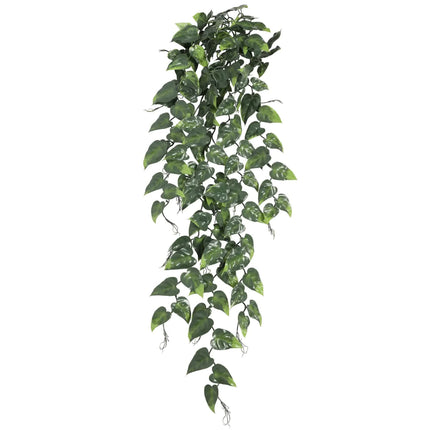 Hanging Artificial Pothos / Philodendron Plant UV Resistant 105cm - Petal & Stem
