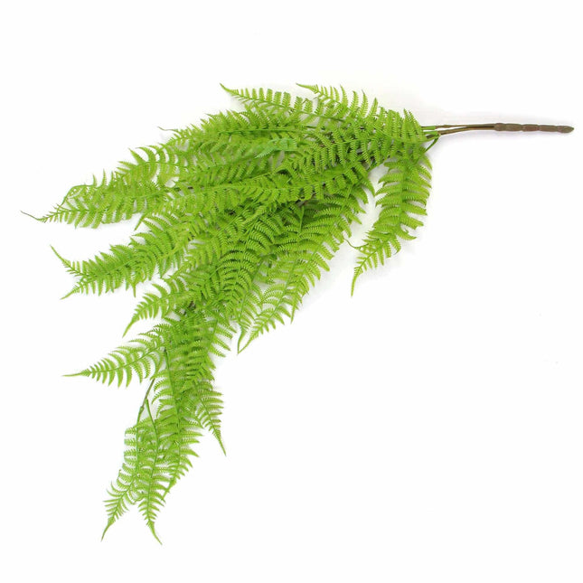 Hanging Fresh Green Boston Fern UV Resistant 80cm - Petal & Stem