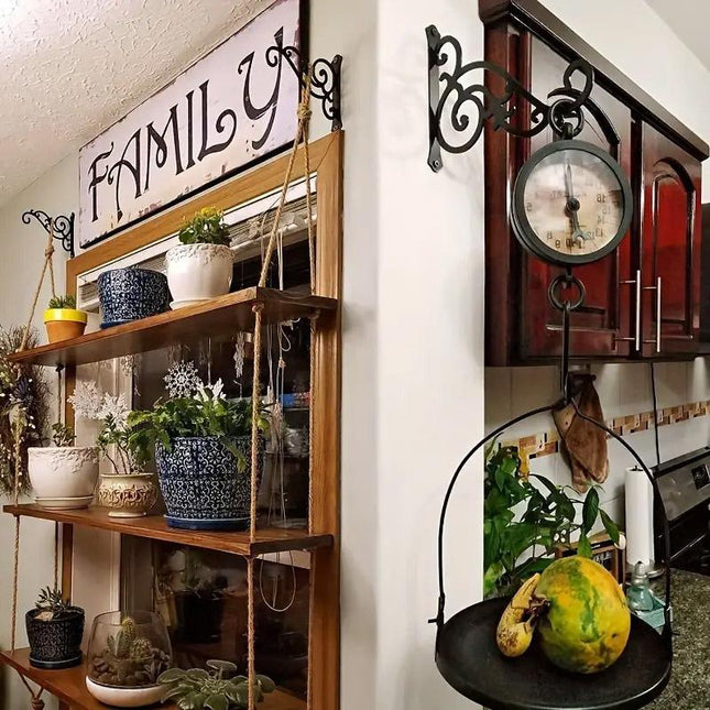 Hanging Plant Holder Iron Hooks Outdoor Planter Hanger Garden Decoration Hooks - Petal & Stem