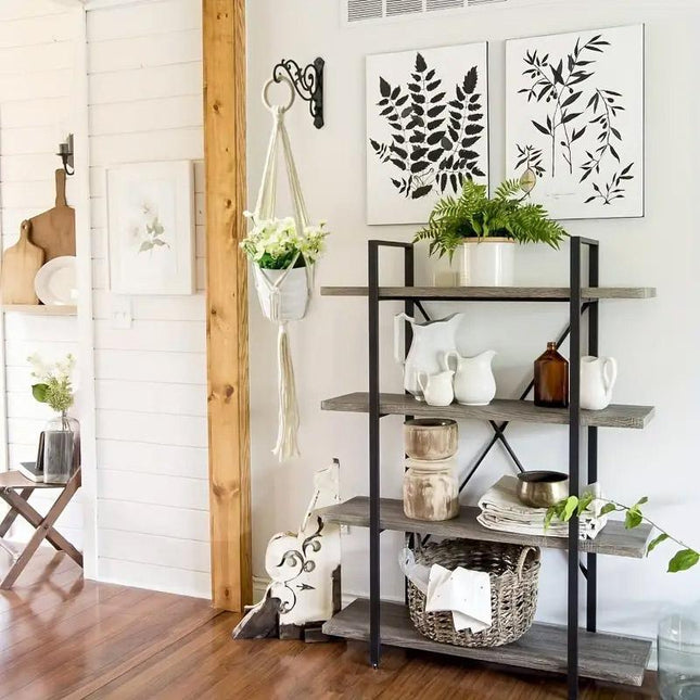 Hanging Plant Holder Iron Hooks Outdoor Planter Hanger Garden Decoration Hooks - Petal & Stem