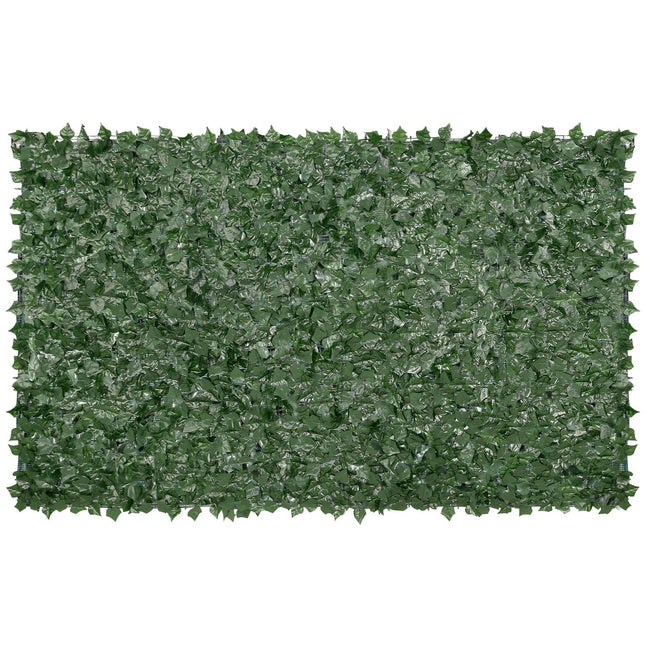 Ivy Privacy Fence, 59 x 98 in Artificial Green Wall Screen, Greenery Ivy Fence with Mesh Cloth Backing - Petal & Stem