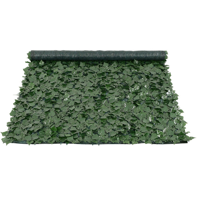 Ivy Privacy Fence, 59 x 98 in Artificial Green Wall Screen, Greenery Ivy Fence with Mesh Cloth Backing - Petal & Stem