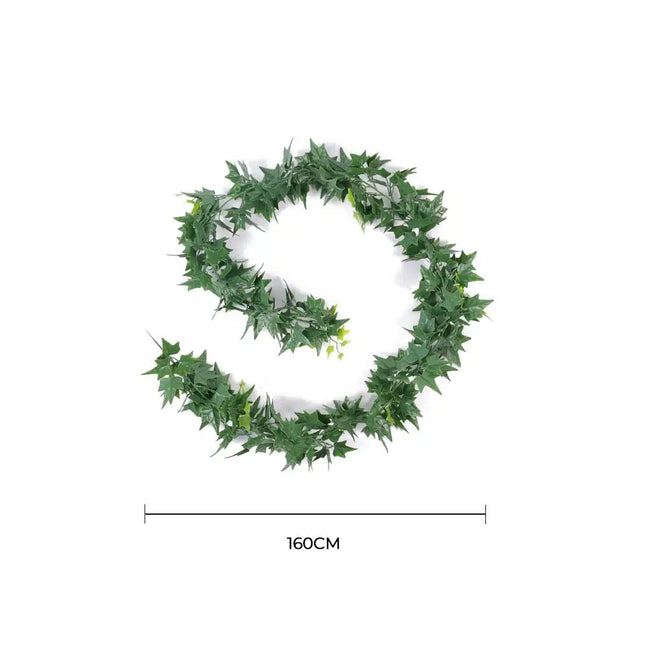Lifelike Hanging Ivy Garland 160cm UV Resistant Interconnectable - Petal & Stem