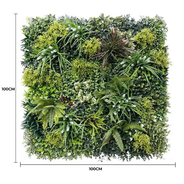 Luxury Lush Spring Recycled Vertical Garden / Green Wall UV Resistant Sample - Petal & Stem
