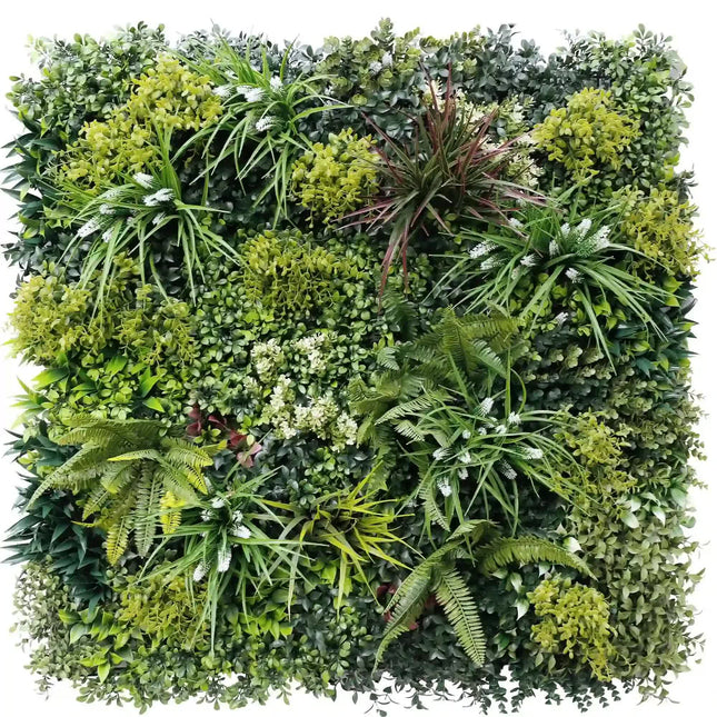 Luxury Lush Spring Recycled Vertical Garden / Green Wall UV Resistant Sample - Petal & Stem