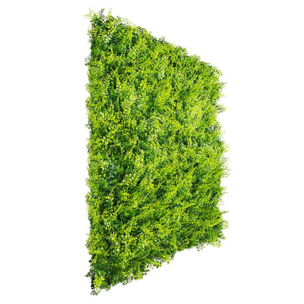 Mediterranean Fern Vertical Garden / Green Wall UV Resistant 1m x 1m - Petal & Stem