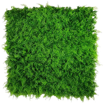 Mediterranean Fern Vertical Garden / Green Wall UV Resistant 1m x 1m - Petal & Stem