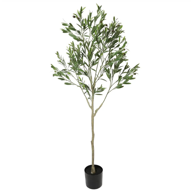 Nearly Natural Artificial Olive Tree UV Resistant 180cm - Petal & Stem