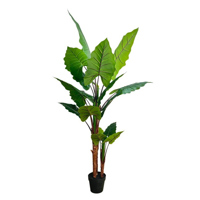 Nearly Natural Artificial Taro Elephant Ear Palm 170cm - Petal & Stem