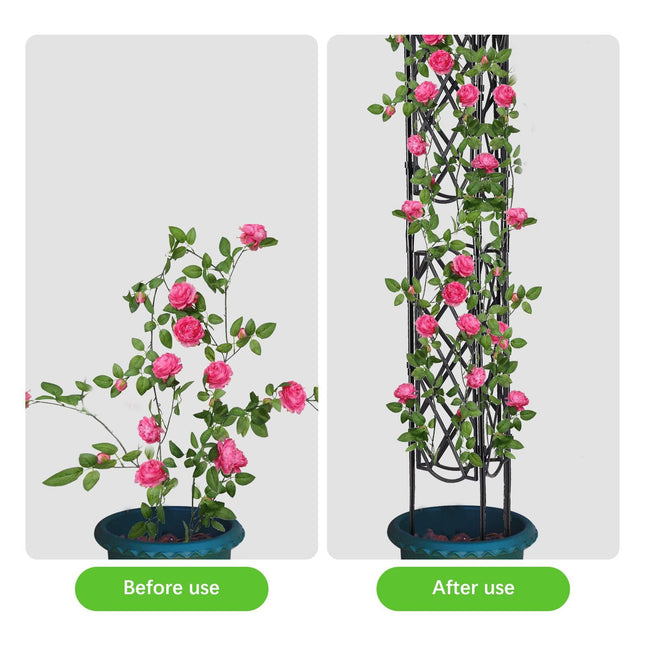 Plant Climbing Support Frame Lattice Frame Gardening Trellis Decorative Garden Trellis - Petal & Stem