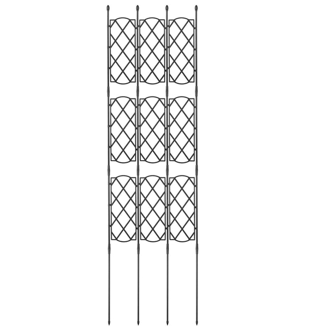 Plant Climbing Support Frame Lattice Frame Gardening Trellis Decorative Garden Trellis - Petal & Stem