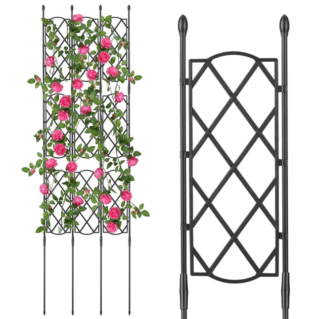 Plant Climbing Support Frame Lattice Frame Gardening Trellis Decorative Garden Trellis - Petal & Stem