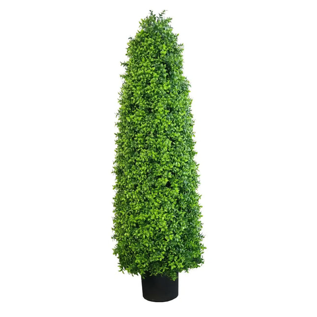 Premium Artificial 120cm Bright Buxus Tree UV Resistant - Petal & Stem