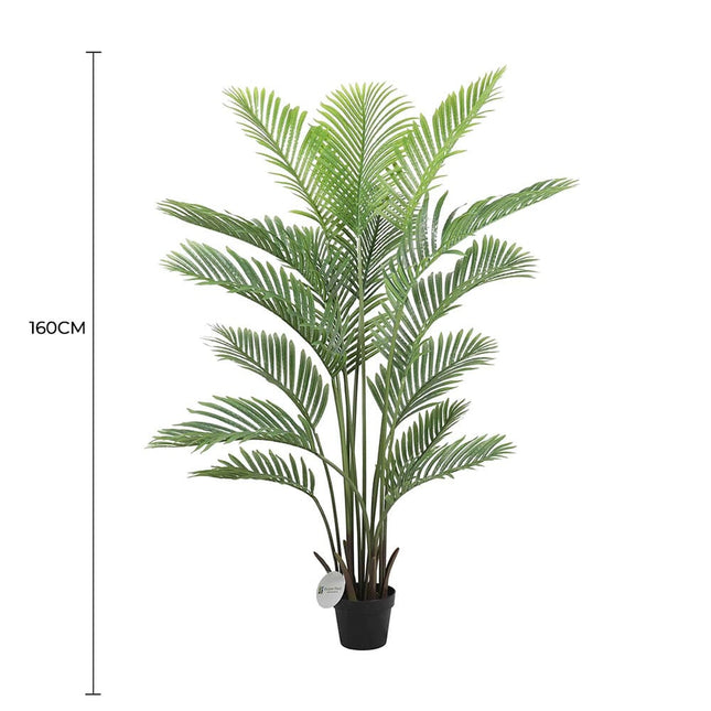 Premium Artificial Areca Palm Tree Real Touch 160cm - Petal & Stem