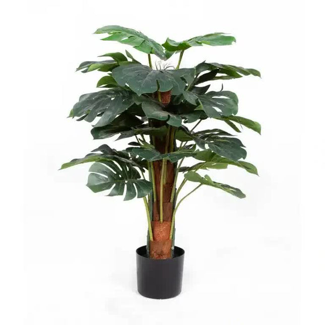 Premium Artificial Monstera Deliciosa Tree 100cm - Petal & Stem