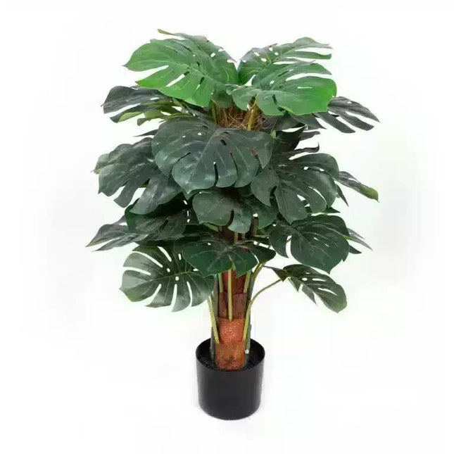 Premium Artificial Monstera Deliciosa Tree 100cm - Petal & Stem