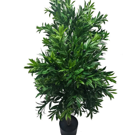 Premium Artificial Olive Tree 130cm UV Resistant - Petal & Stem