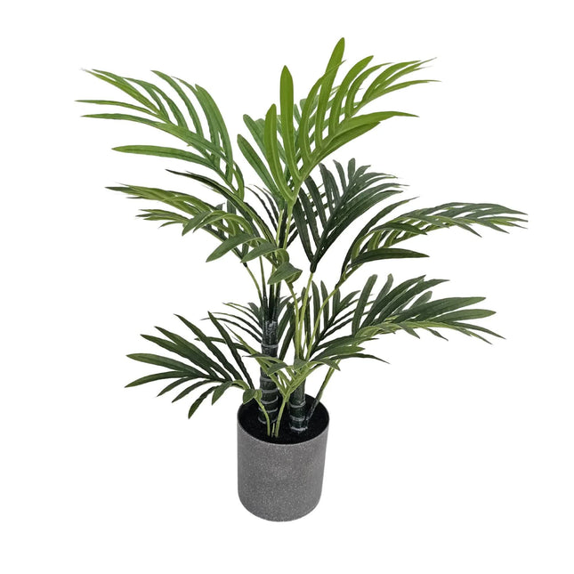 Premium Artificial Potted Premium Mini Palm Tree 55cm - Petal & Stem