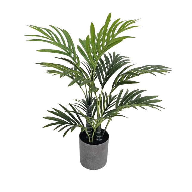 Premium Artificial Potted Premium Mini Palm Tree 55cm - Petal & Stem
