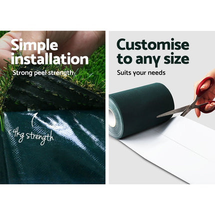 Prime Turf 2x10m Artificial Grass Synthetic Fake 20SQM Turf Lawn 17mm Tape - Petal & Stem