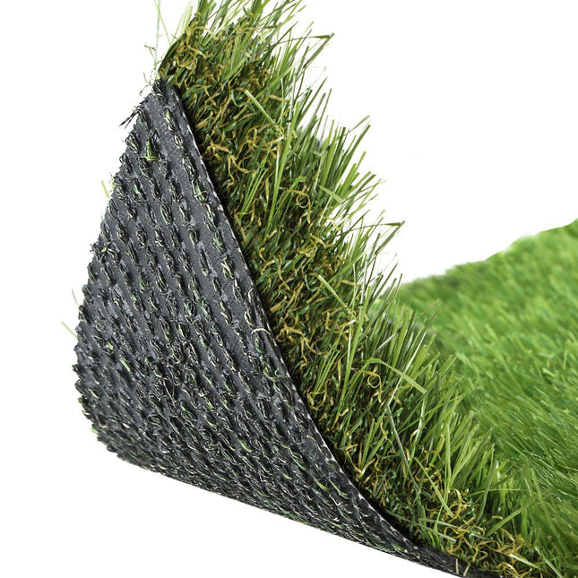Prime Turf Artificial Grass 40mm 2mx5m Synthetic Fake Lawn Turf Plastic Plant 4 coloured - Petal & Stem