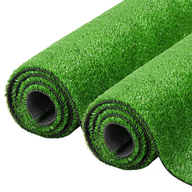 Prime Turf Artificial Grass Synthetic 20 SQM Fake Lawn 17mm 1X10M - Petal & Stem