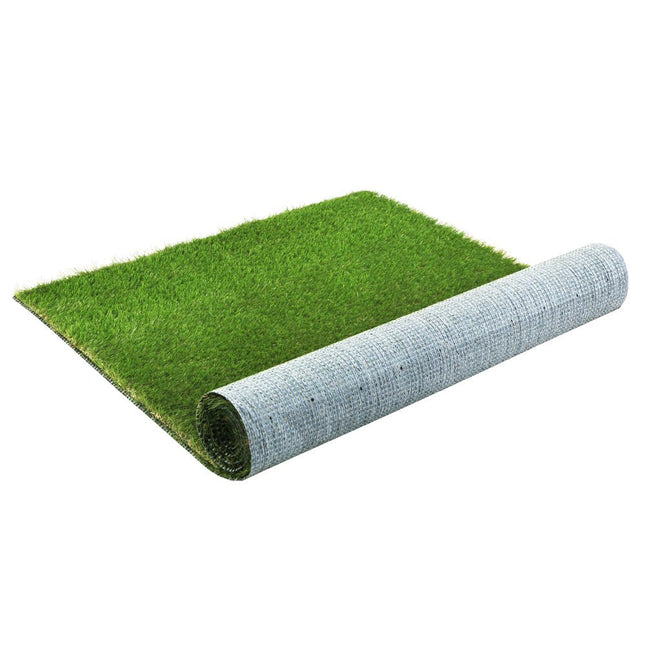 Primeturf 30mm 2mx5m Artificial Grass Synthetic Fake Lawn Turf Plastic Plant 4 coloured - Petal & Stem