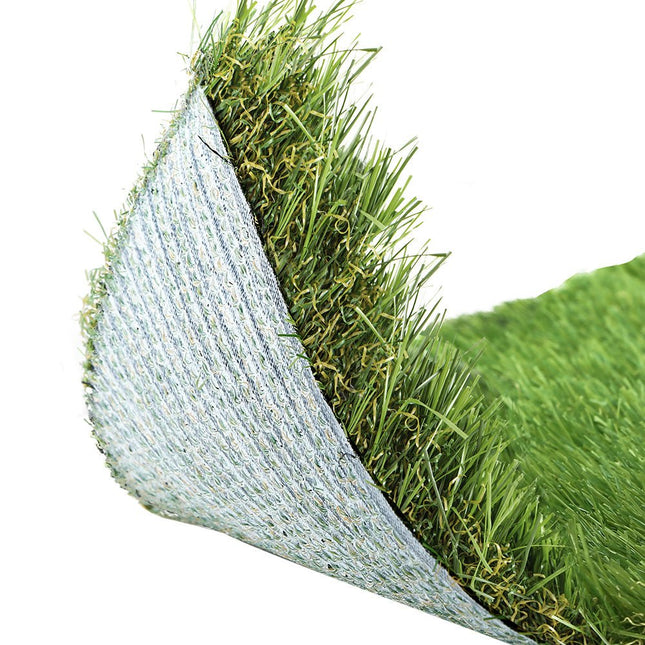 Primeturf 30mm 2mx5m Artificial Grass Synthetic Fake Lawn Turf Plastic Plant 4 coloured - Petal & Stem