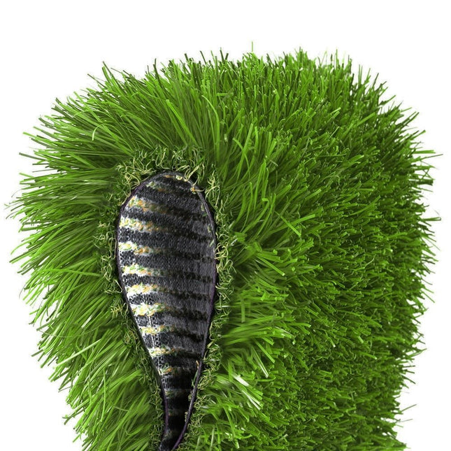 Primeturf 30mm 2mx5m Artificial Grass Synthetic Fake Lawn Turf Plastic Plant 4 coloured - Petal & Stem