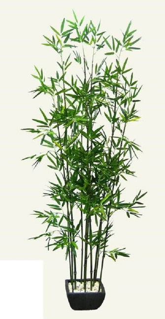Set 2 Artificial Bamboo Plant in Terracotta Pot 152cm - Petal & Stem