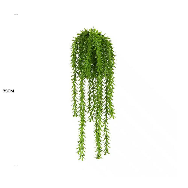 Very Dense Artificial Hanging Myrtle Vine 75cm Long UV Resistant - Petal & Stem