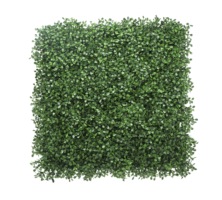 YES4HOMES 12 x Artificial Plant Wall Grass Panels Vertical Garden Tile Fence 50X50CM Green - Petal & Stem
