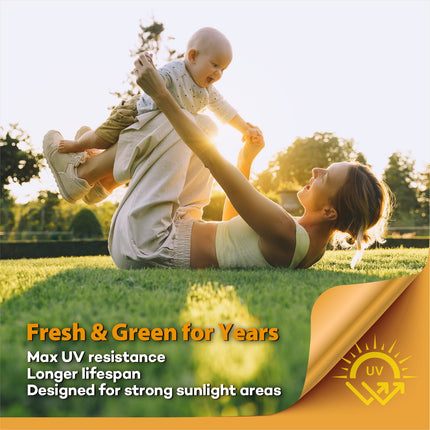 YES4HOMES Premium Synthetic Turf 30mm 1m x 6m Artificial Grass Fake Turf Plants Plastic Lawn - Petal & Stem